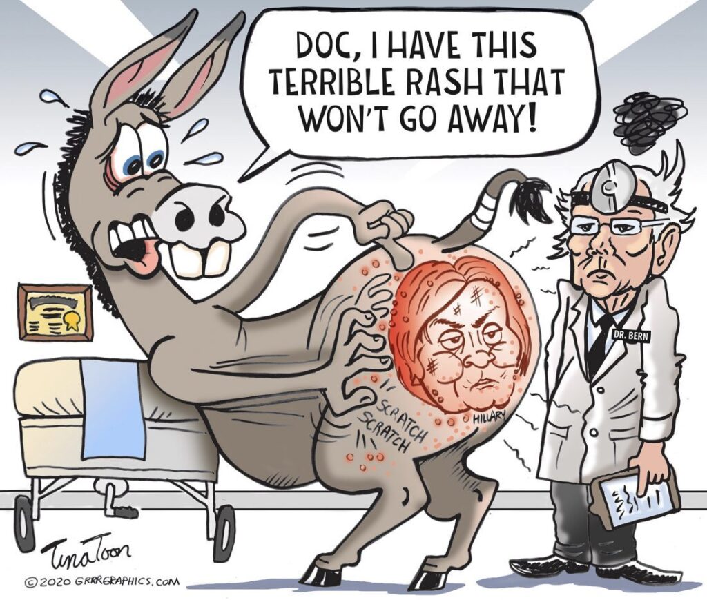 Hillary Puts Bernie Into Her Basket of Deplorables